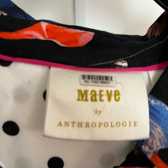 Anthropologie Maeve Multicolor Patterned Shirt - Picture 2 of 5